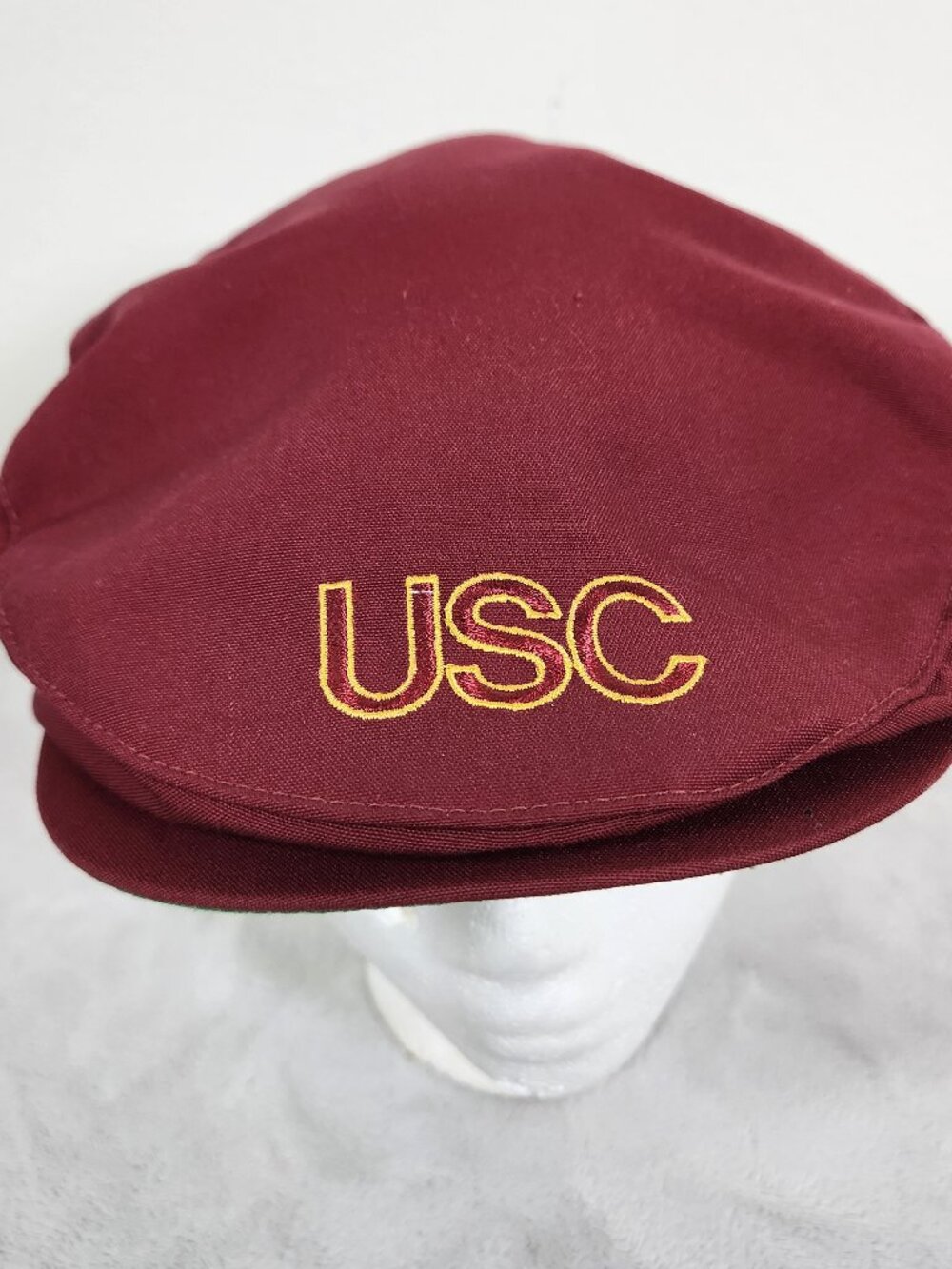 Vintage USC Newsboy Hat Cap University Southern California Adjustable Strap